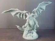 Reaper Bones 6 | Chaarondar the Cruel Dragon | 28mm New | Unassembled