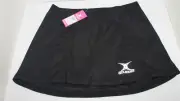 Gilbert Blaze Netball Skort Skirt Black Women's Size 14/Large Activewear BNWT