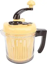 Manual Food Processor, 2500ml Hand Crank Chopper Meat Grinder with Egg Separator, Vegetable Chopper Garlic Mincer Onion Cutter for Vegetables Meat Onions