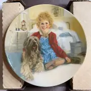 1982 Little Orphan Annie Collector Plate with Sandy Knowles Series numbered new
