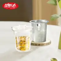 在飛比找PChome24h購物優惠-《闔樂泰》智能溫控養生壺配件組-(含茶網燉盅)