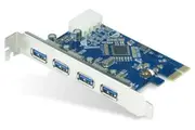 Astrotek 4x Ports USB 3.0 PCIe PCI Express Add-on Card Adapter 5Gbps Windows XP/7/8/10 Server 2008 & later Renesas 720201 Chipset ~USSUN-USB4300NS