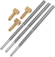 Vaguelly 3pcs Violin Bow Screw Durable Frog Fitting Supplies for String Instruments Practical Replacement Parts for Violin and Cello Easy Installation Resilient Design