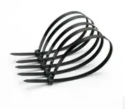 Cable Ties Zip Ties Nylon UV Stabilised 100x Bulk Black Cable Tie