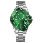 shangmeimk Watch for Men Unusual Conceptual Reloj Crash Melting Twist Shaped Case Quartz Wristwatch Male Man Rhombic Green Clock 1