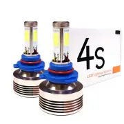A1 2x 4S HB4 9006 LED Headlight Premium Kit 80W 8000LM 4-Side Crystal White Bulb (for: Mitsubishi)