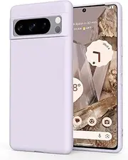 Silicone Case for Google Pixel 8 Pro Case(2023), Ultra Thin Flexible Premium Rubber Full Body Protection Anti-Fingerprint Dust-proof Shockproof Anti-Scratch for Pixel 8 Pro Cover