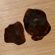 2 Polished Agate Rock Slices Matching Crystals Dense Red Gray Mineral Inclusions