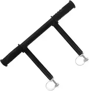 MOLUCKFU Stroller with Raised Armrests Accessories Stroller Wagon Stroller Handle Attachment Stainless Steel Armrest Universal Handlebar Extender Stroller Attachment Black Plastic