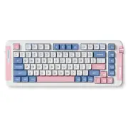 MCHOSE X75 Gasket Mount 75% Wireless Pink/Blue Hot-Swap Mechanical Keyboard - Hyacinth Switch [KBMCX759]