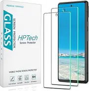 HPTech (2 Pack) Designed for Google Pixel 6a 5G Tempered Glass Screen Protector, Anti Scratch, Bubble Free, Case Friendly