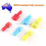 Spade Crimp Connectors Male&Female Nylon Fully Insulated Cable Crimp Terminals