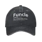 FUNCLE 像爸爸一樣很棒的休閒定製印花可調節牛仔帽