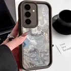 For Samsung S24 Ultra FE S23 S22 S21 S20 Marble Pattern Shockproof Case Cover