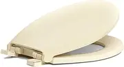 [Centoco] 3700SC-106-A Plastic Round Toilet Seat with Closed Front, Bone