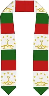 [EdWal] Flag of Tajikistan print Graduation Stole and Sash Class for Unisex Adult Honor Stole Honor Stole of 2025