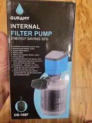 GURAMY DB-168F Aquarium Internal Filter Pump Energy Savings 30%. 20-60gallons