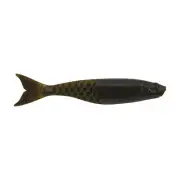Berkley PowerBait PowerStinger Fishing Soft Bait, 4 1/4", Green Pumpkin