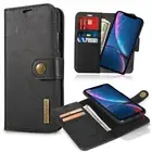 Genuine Leather Magnetic Flip Wallet Case Cover For Apple iPhone 13 XS MAX 12 11