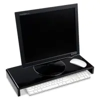 在飛比找momo購物網優惠-【YADI】空間大師鋼鐵液晶鍵盤收納架(黑)
