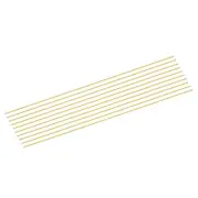 10pcs Brass Rods 0.8mm x 150mm Brass Solid Round for DIY Craft