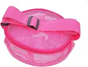 BESPORTBLE 1Pc Seashell Storage Bag for Mesh Material Beach Collect Bag Stylish and for Towels Snacks for Outdoor Sports and Summer Fun
