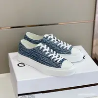 在飛比找蝦皮購物優惠-紀梵希 Givenchy 夏季透氣帆布鞋男2023新款時尚男