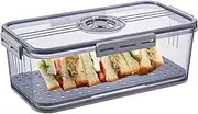 Airtight Bread Bins - Reusable Time Recording Bread Storage Container with Advanced Preservatio | Airtight Bread Keeper Container, Bread Holder Bin, Bread Storage Bin For Freshness Flavor Preservation