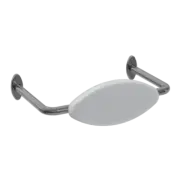 Nero Tapware Mecca Care DDA Toilet Back Rest Gun Metal NRCR0001GM
