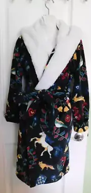 VERA BRADLEY Cozy Life Robe Enchanting Dream Animals Unicorn Sz. Sm-Med - NWT