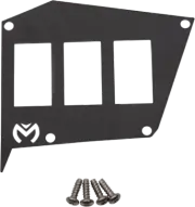 MOOSE UTILITY - 100-5065-PU - Dash Plate - Black Polaris RZR 4 XP Turbo 4x4 1000