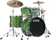 Tama Starclassic Walnut/Birch WBS42S 4-piece Shell Pack - Lacquer Shamrock