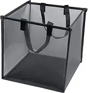 Levemolo Folding Laundry Hamper with Handle Collapsible Mesh Basket for Dirty Clothes Portable Design for Home and Outdoor Use and Space Saving Storage