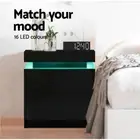 Artiss Bedside Table Tables Drawers Nightstand Side Cabinet Storage Lamp