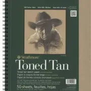 Strathmore 400 Series Toned Tan Paper Pad 9x12"