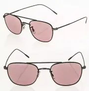 OLIVER PEOPLES KRESS OV1238 Antique Pewter Metal Retro Unisex Sunglasses 1238