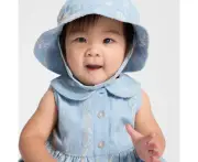 Peter Rabbit Baby Light Chambray Hat