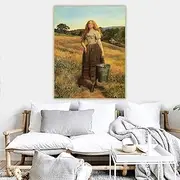 Paint by Numbers for Adults John Everett Millais《Farmers Daughter》 Adult Paint by Number Kits On Canvas