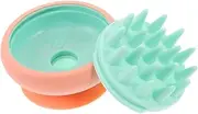 LRXIYODE Silicone Scalp Massager Shampoo Brush Multi Functional Hair Care Tool for Deep Cleaning Suitable for All Hair for Family Use Comfort Grip Design for Easy Cleaning