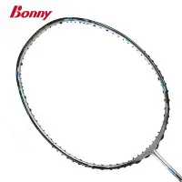 在飛比找Yahoo!奇摩拍賣優惠-熱銷 Bonny波力烏缺9001光之刃專業羽毛球拍 雙打利器