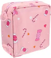 FRCOLOR Convenient Capacity Sanitary Napkin Storage Bag Cute Multi Function Period Pouch for Reusable Tampon Holder for Daily Use Stylish and Practical Design
