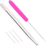 koolsoo Doll Hair Root Making Tool Rubber Doll Hair Tool Multifunctional Stable Doll Hair Making Kit Stainless Steel Doll Making Kit
