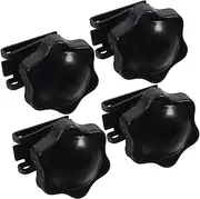 MUELODSIC 4pcs Motorcycle Saddlebag Lock Kit Theft Knurled Thumb Screws Secure Quick Installation for Modified Trunks Reliable and Construction