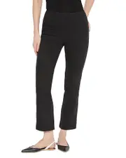 Lysse High Rise Ankle Baby Bootcut Jeans in Black