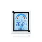 Electronic Thermometer LCD Touch Thermometer with Clock Humidity