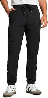 [CRZ YOGA] Mens 4-Way Stretch Golf Joggers with Pockets 30" - Work Pants Track Gym Athletic Workout Hiking Pants