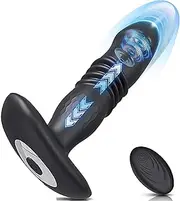 10 Thrusting Modes Stretching Tool With Automated Mechanism Men's Training Extender, Plug Extender Docking Silicone Back Field Tail Massager, Bodybuilding Toys Portable Prostata Massaging