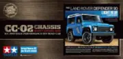 Tamiya 47478 1/10 RC Truck CC02 Land Rover Defender 90 (Light Blue Painted) Kit