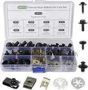 Car Engine Undertray Cover,Car Body Trim Clips Car Clips and Fasteners Set, Engine Undertray Screws For Fixing And Repairing Plastic Mud Flaps,Bumpers,Heat Shields,Engine Bonnets