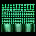 420Pcs Glow In The Dark Luminous Stars Moon Wall Stickers Kid Room Ceiling Decor